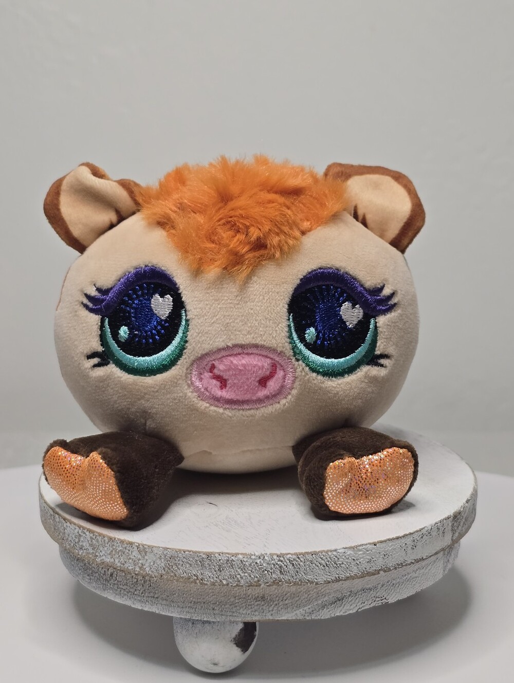 Littlest Pet Shop Small Cow Plush - Missing Tush Tag
